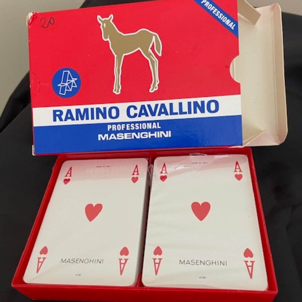 Playing Cards - Ramino Cavallino Masenghini Professional –Unopened packages